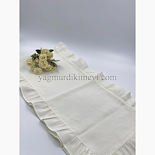 Naturel Fırfırlı Runner