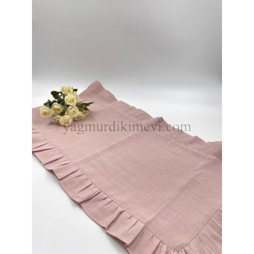 Naturel Fırfırlı Runner