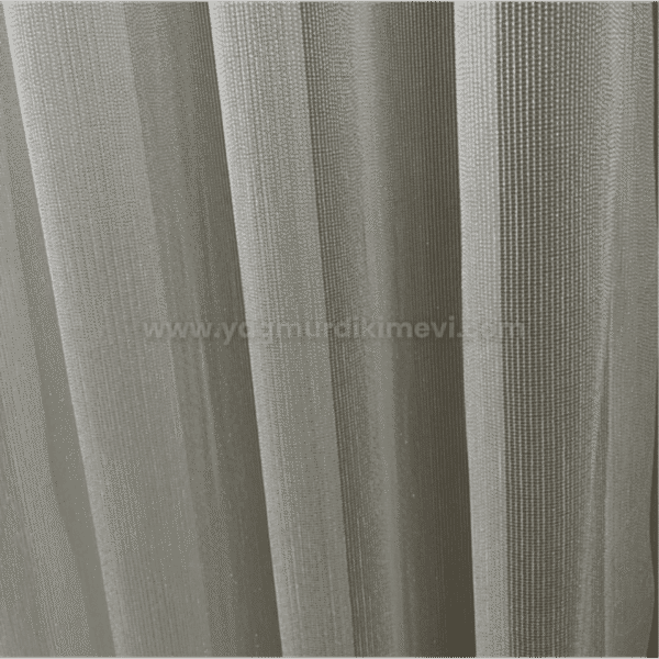 Simli çelik iplikli tül perde – tok duruşlu, modern ve ışıltılı model