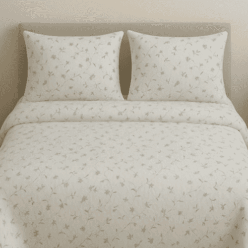 Zafir Çiçekli Pamuklu Nevresim Takımı