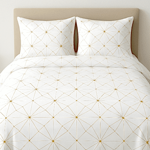 Optik Modern Pamuklu Nevresim Takımı