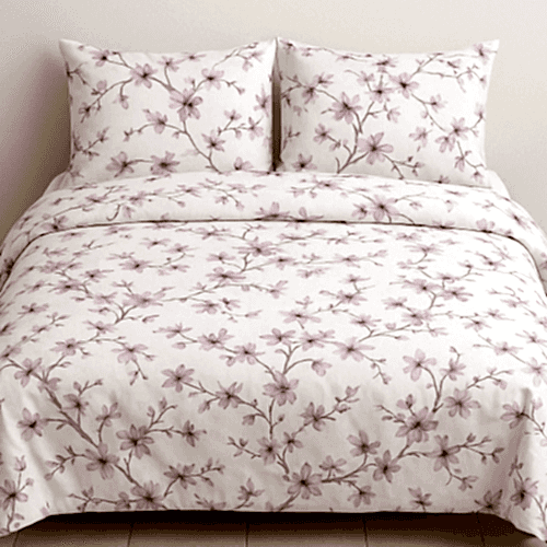 Ergül Çiçekli Pamuklu Nevresim Takımı