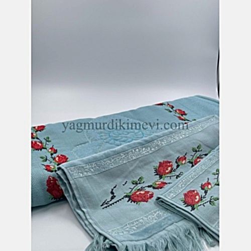 Kanaviçe İşlemeli Seccade Takımı (3’lü Set)