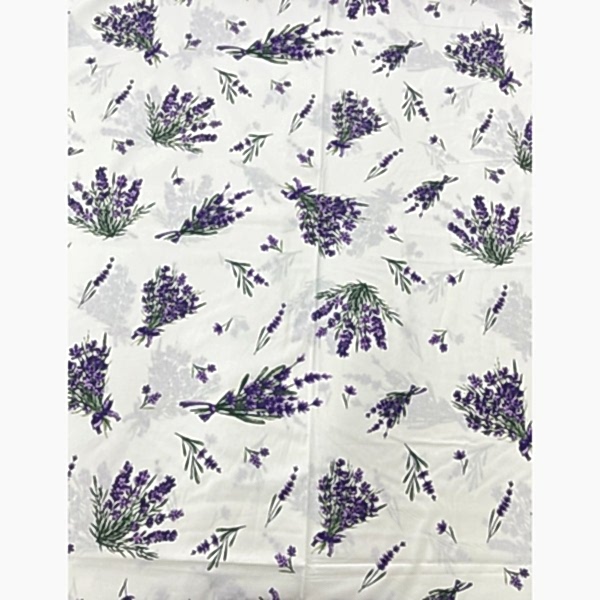 Sare çiçekli pamuk nevresim takımı mor desenli - Yağmur Dikim Evi