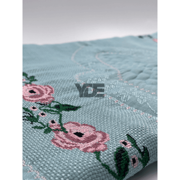 7 Parça Çeyizlik Nakışlı Nevresim Takımı ve Püsküllü Pike Örtüsü