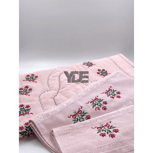 Kanaviçe İşlemeli Seccade Takımı (3’lü Set)